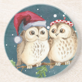 カウトオウルズクリスマスコースターホリデーテーブルデコール コースター