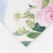 カウトオッターベビーガール月刊マイルストーン成長ベビー フリースブランケット (角)