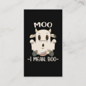 カウトカウハロウィモーーン幽霊ブー 名刺 (正面)