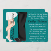 カウトカップル婚約/ブライダルシャワーの招待 招待状 (正面/裏面)