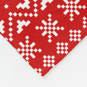 カウトカリフォルニアクリスマスホリデーパターンクリスマス フリースブランケット (角)