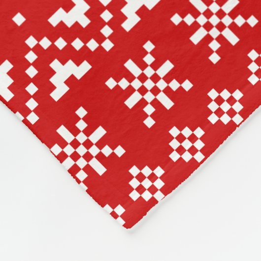 カウトカリフォルニアクリスマスホリデーパターンクリスマス フリースブランケット (角)