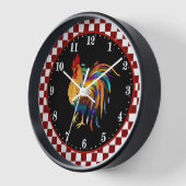 カウトカントリールースターファームハウスデコール 壁時計 (傾斜)