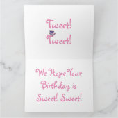 カウトガールパーソナライズされたズ航海のハッピーバースデー カード (内部)