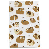 カウトギニアピッグスメディア抱き枕 ミディアムペーパーバッグ (正面)