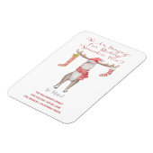 カウトクリスマスムース引っ越しましたホリデームービング  マグネット (左側)