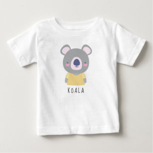カウトコアラベアイラストレーション – カスタマイズ可能 ベビーTシャツ