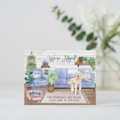 カウトゴールデンドルコージーニューホームムービング 案内ポストカード (スタンド正面)