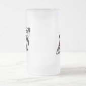 カウトサイクリングパンダ フロストグラスビールジョッキ (中央)