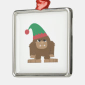カウトサスカッチクリスマス小妖精や小人 メタルオーナメント (左)