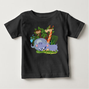 カウトサファリアニマルズベビーラグランTシャツ ベビーTシャツ