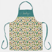 カウトサボテン立ち模様2 エプロン (正面)