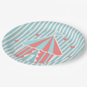 カウトサーカステントファースト誕生日  ペーパープレート (アングル)