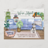 カウトシュナウザーコージーニューホームムービング 案内ポストカード (正面)