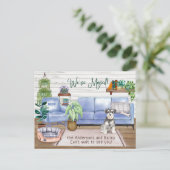 カウトシュナウザーコージーニューホームムービング 案内ポストカード (スタンド正面)