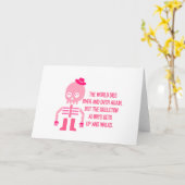 カウトスケルトン引用文 カード (黄色い花)