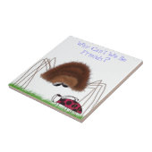 カウトスパイダーアンドレイディブイラストレーション タイル (側面)