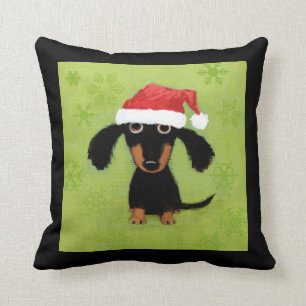 カウトダクシュントサンタクロースおもしろい犬クリスマス クッション