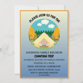 カウトツリー&テントサマーキャンピングファミリー懇親会 招待状 (正面)
