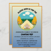 カウトツリー&テントサマーキャンピングファミリー懇親会 招待状 (正面/裏面)