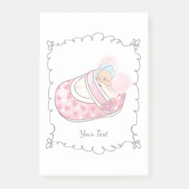 カウトテディベア名前をカスタムする ポストイット