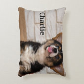 カウトトリカラーペンブロークウェルシュコーギーズワンちゃん アクセントクッション (正面(垂直))