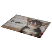 カウトトリカラーペンブロークウェルシュコーギーズワンちゃん カッティングボード (角)