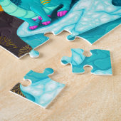 カウトドラゴカラフルンズボルケーノバレー ジグソーパズル (側面)