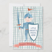 カウトナイトパーソナライズされたフォト誕生日 シーズンカード (正面)