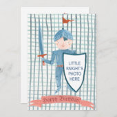 カウトナイトパーソナライズされたフォト誕生日 シーズンカード (正面/裏面)