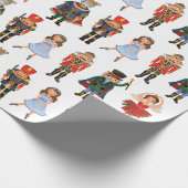 カウトナッツクラッカーウィンターホリデークリスマスパーティー ラッピングペーパー (角)