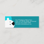 カウトナニーポーラーベアいけなベビー スキニー名刺 (裏面)