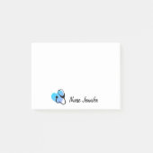 カウトナース聴診器ハートパーソナライズされた ポストイット (正面)