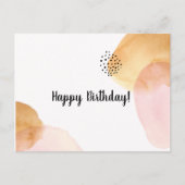 カウトハッピーバースデーカード ポストカード (正面)