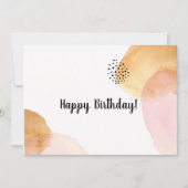 カウトハッピーバースデーカード 招待状 (正面)