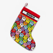 カウトハムスターズ名前をカスタムする  スモールクリスマスストッキング (正面 (吊り時))