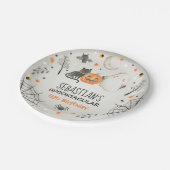 カウトハロウィン幽霊スプークタキュラ誕生日デコール ペーパープレート (アングル)