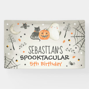 カウトハロウィン幽霊スプークタキュラ誕生日デコール 横断幕