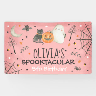カウトハロウィン幽霊スプークタキュラ誕生日デコール 横断幕