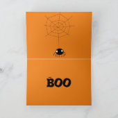 カウトハロウィーンカードウ/バセットハウおもしろいンド&パンプキン カード (内部)