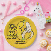 カウトバナナスカスタム文字 ペーパープレート (パーティー)