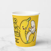 カウトバナナスカスタム文字 紙コップ (裏面)