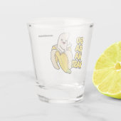 カウトバナナス名前をカスタムする ショットグラス (裏面)