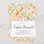 カウトバニーイースターブランチディナー 招待状 (正面/裏面)