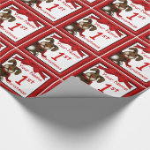 カウトバニー初めてのクリスマスカスタムラッピング紙 ラッピングペーパー (角)