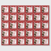 カウトバニー初めてのクリスマスカスタムラッピング紙 ラッピングペーパー (フラット)