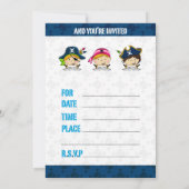 カウトパイレーツパーティー招待状 招待状 (裏面)