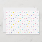 カウトパステルレインボークラウド誕生日サンキュー サンキューカード (裏面)