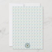 カウトパンダベアベビーシャワー招待状 招待状 (裏面)