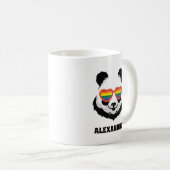 カウトパンダベア |虹 | LGBTQ コーヒーマグカップ (正面右)